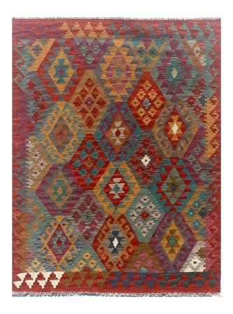 Håndvevd Kelim Afghan Old Style Teppe 126X175