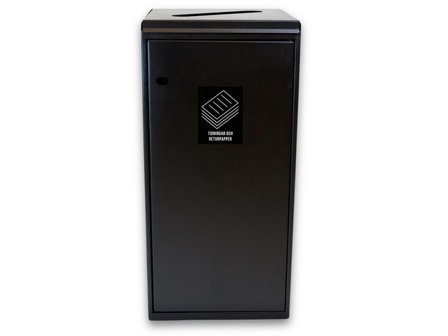 NORDEX Avfallshantering 125l rektangulärt hål svart - Lyreco - Städ och hygien - Avfallshantering och källsortering - Sortering och återvinning