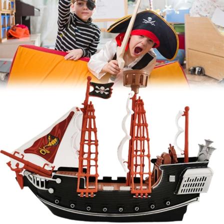 Børns Børn Piratskib Foregive Legetøj Hjem Dekoration Ornamenter Sikkerhed Holdbar Piratskib Model til Børn