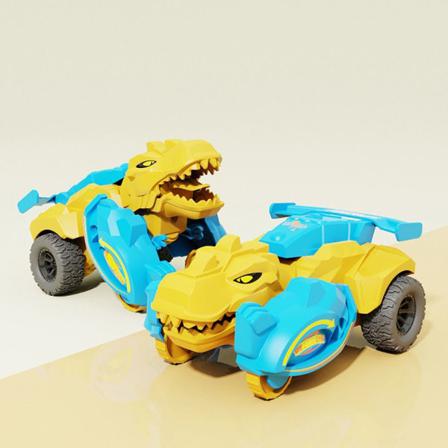 Bilmodell Dinosauriebil Gul