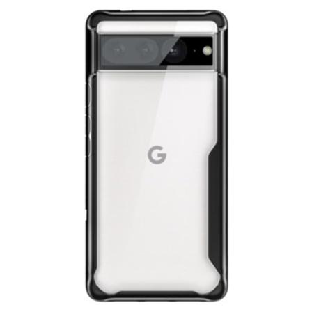 Anti-shock Google Pixel 7 Pro Hybridskal - Svart / Klar Svart