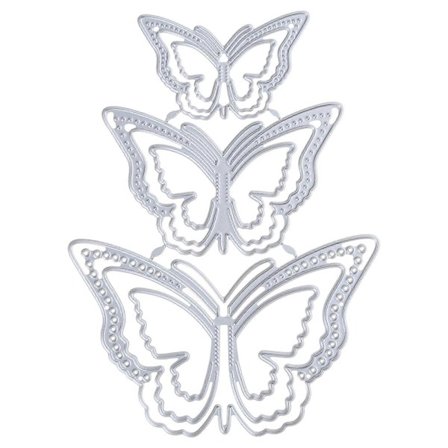 Sommerfugl Prægning Skærestencils Til Kortfremstilling Scrapbooking Album Papir Metal Skærestencils (FMY)