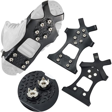 Talviset luistinnastat, liukuestenastat, sopivat luistinkenkiin, voidaan käyttää sileillä jääpinnoilla, mukana 10 ruostumattomasta teräksestä 