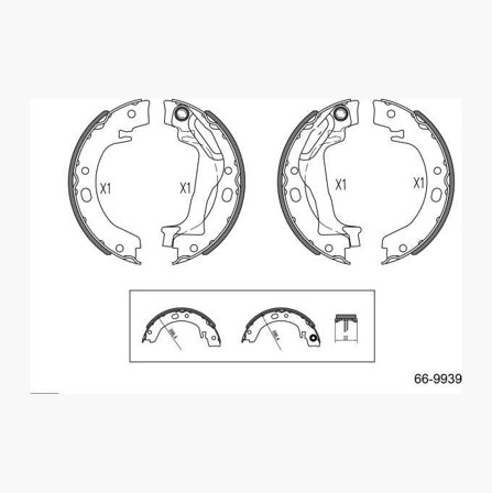 Handbromsbacksats - Biltema