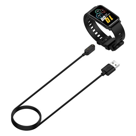 1m Huawei Children's Watch 4X USB charging kabel - svart