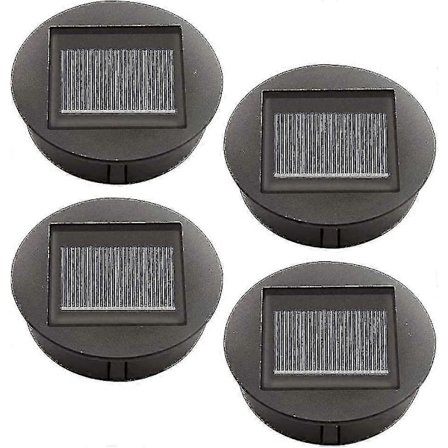 Reservedele til solcellelamper med LED-pærer, erstatning for solcellelamper, LED solpanel lanterne dæksel til udendørs hængende havelanterne