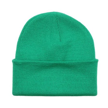 Beechfield - Grön cuff Beanie - Kelly Green Cuff Blank Beanie @ Hatstore