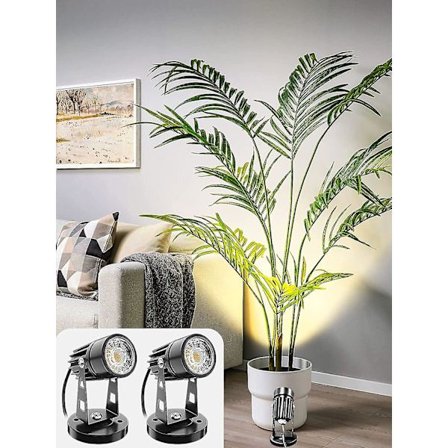 Led Spot Lights 5w Up Lights Indendørs Spotlight Lampe Til Planter, 3 Farvetemperatur Tilstande Landskab Up Light A [DB]