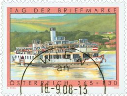 Østrig - Frimærkets dag - Stemplet frimærke