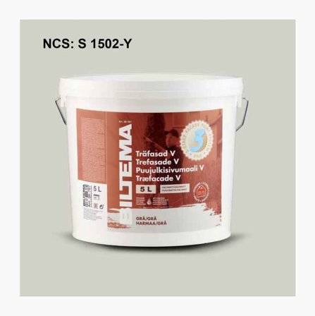 Träfasad V grå 5 liter - Biltema