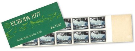 Norge - AFA 756 postfrisk hæfte