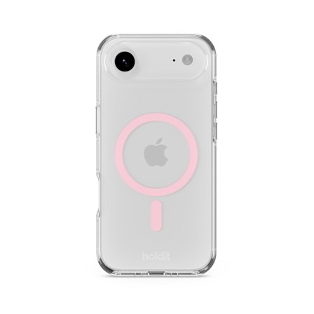 holdit iPhone Air MagSafe Mobilskal Pink/Transparent