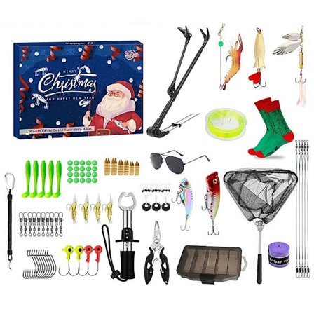 Julekalender Fiske 2025 Julekalender 24 Dager Julegave Gavesett for Pappa & Ektemann