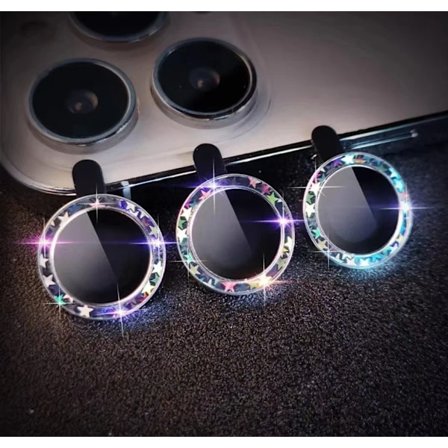 Färgglad kameraskyddsfilm för IPhone 14 15 Plus 15 Pro Max Klar linsskyddsglas för Iphone 13 14pro 15pro Baksida