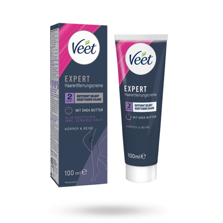 Veet EXPERT Hair Removal Cream 100ml - Vuxen.dk: Intimhygiejne