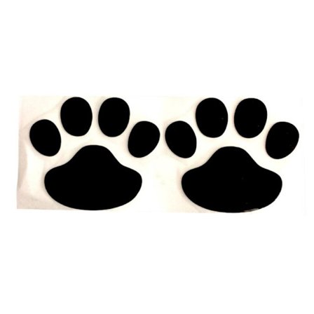 1 ark Bildekaler kreativa dekaler Paw 3D Animal Dog Cat Foot