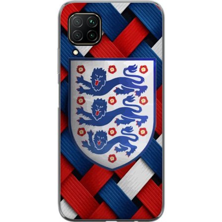 Yhteensopiva Puhelinkuori Huawei Huawei P40 lite Graafinen Englanti-aihe heraldisilla leijonilla ja punaisella, valkoisella ja sinisellä punotulla ku