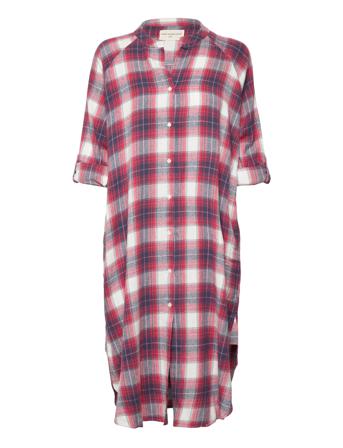 Remain Shirtdress Rose Check Dresses Shirt Dresses Monivärinen/Kuvioitu Moshi Moshi Mind