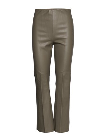 Soaked in Luxury Slkaylee Pu Kickflare Pants - Grey - XS