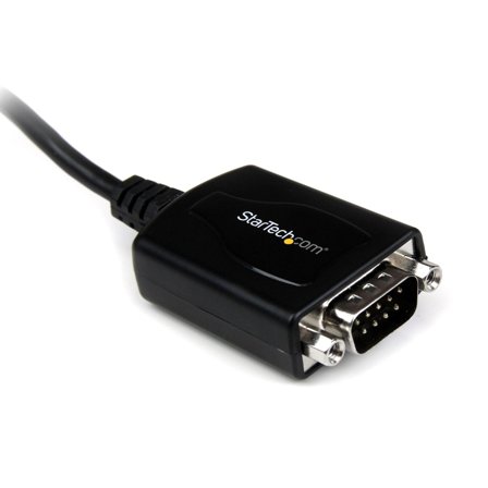 StarTech 1 ft USB to RS232 Serial DB9 Adapter Cable with COM Retention - seriell adapter - USB - RS-232