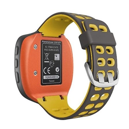 Til Garmin Forerunner 310xt tofarvet silikoneurrem