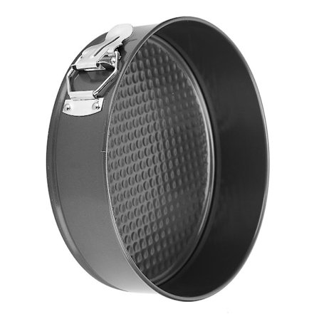 Non-stick spenne avtakbar bunn kakeform rund form karbonstål DIY mousse bakeform (22cm)