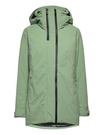 W Nora Long Insulated Jacket Outerwear Sport Jackets Grønn Helly Hansen