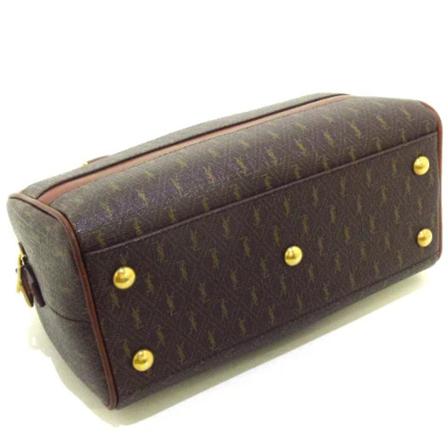 Saint Laurent Vintage, Pre-owned Plastic handbags Bruin, unisex, Maat:ONE Size