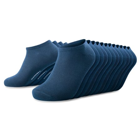 FreeFeel | 12-pak błękitnych stopek bambusowych dla mężczyzn