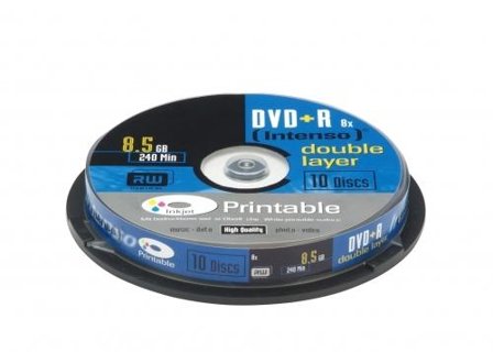 INTENSO DVD+R DL x 10 - 8.5 GB - lagringsmedier