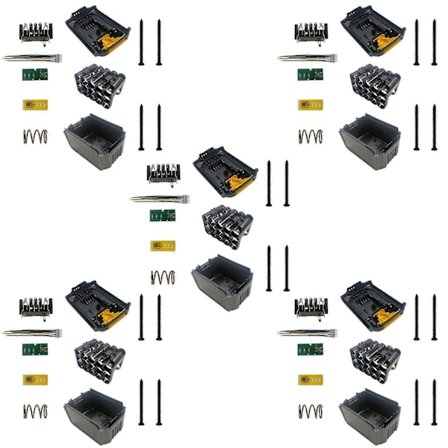 5x 15x18650 Li-ion Batteri Plastfodral Hölje För 18v 20v