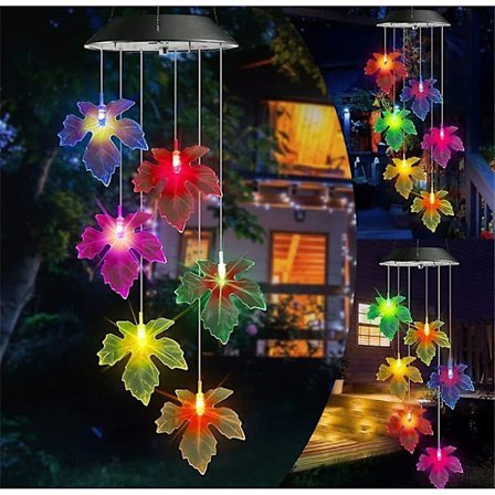 Aurinkoenergialla toimiva väriä vaihtava kristallikuula - vedenkestävä ulkokäyttöön