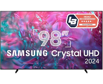 Samsung 98tum 4K Crystal UHD-TV med förstärkt skärpa & svärta - TU98DU9005KXXC