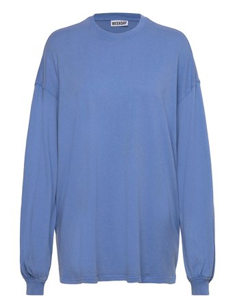 Weekday Oversized Long Sleeve - Blue - XS
