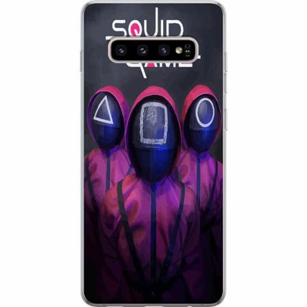 Samsung Galaxy S10+ Genomskinligt Skal Squid Game