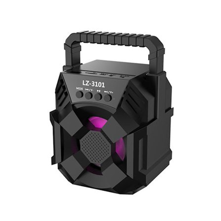 Lz-3101 Trådløs høyttaler Oppladbar 360 graders stereo Mini bærbar utendørs Bluetooth-kompatibel lydboks for hjemmet