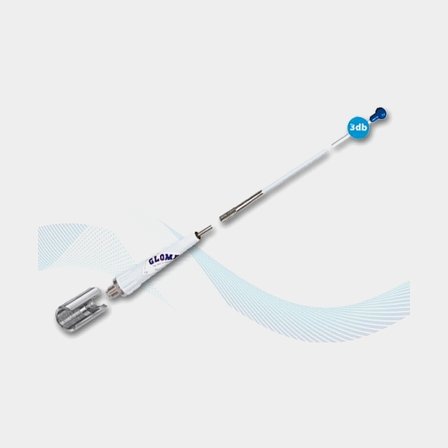 Glomex VHF motorbåtspaket, löstagbart glasfiberspröt