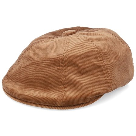 Kangol - Braun flatcap Cap - Corduroy Hawker Wood Flat Cap @ Hatstore