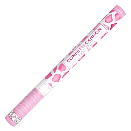 Stor Konfettikanon Rosenblad Rosa