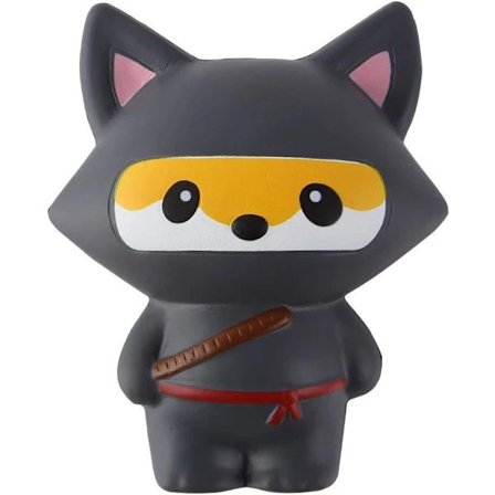 【PP】Squishies Ninja Fox Squishy Långsamt Stigande Klämleksak Kawaii Doft Mjuka Squishies Djurleksaker Prime 1 st