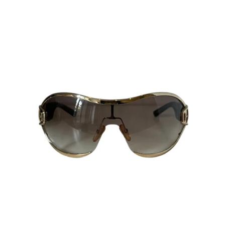 Gucci Vintage Pre-owned Plastic sungles Gul, Dame Vintage Accessories, Størrelse: ONE Size