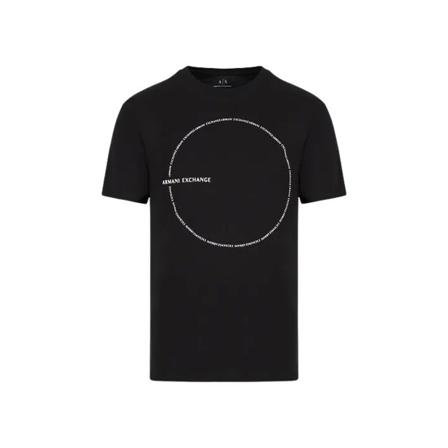 Armani Exchange, T-Shirts Zwart, Heren, Maat:S