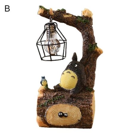 Totoro-design LED-yövalo hartsista kotiin - Koristemalli [DB] B B