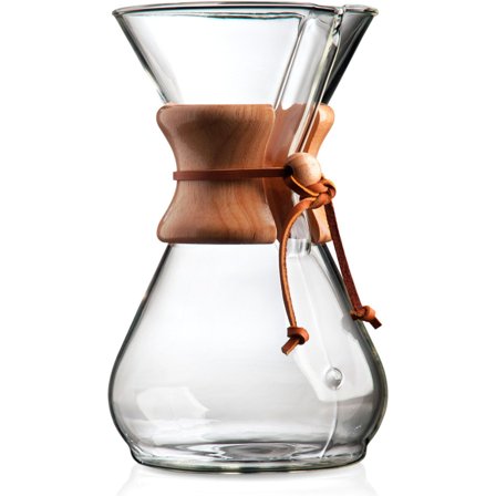 Chemex Klassisk Kaffetrakter 8 Kopper - Kjøp kaffemaskin hos Bakeren og Kokken' - 'Glass
