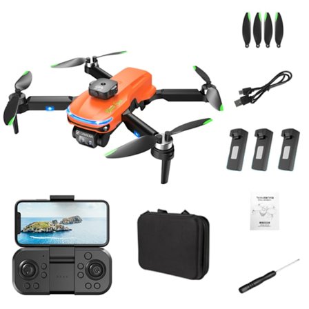 HD dubbelkamera hopfällbara drone-flygplan med en nyckelstart Quadcopters Kameraleksaker Present till vänner Familj