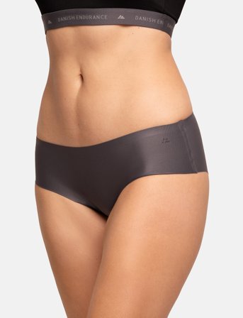 Danish Endurance Women's Invisible Hipster 3-Pack - Multi/patterned - L