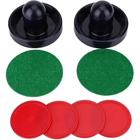Air Hockey-klubbor, Air Hockey-bordstillbehörsuppsättningar, Air Hockey-tryckare Puckar Set för bordsspel