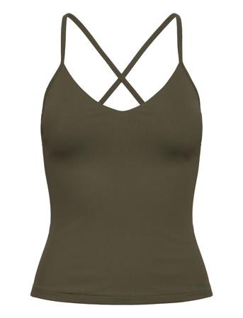 Studio Rib Strap Tank Björn Borg Khaki