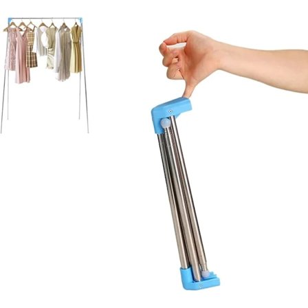 Portable Rese Klädställ, Hopfällbart Klädställ för Dans, Resor, Camping, Torkning, Husbil, Inomhus, Utomhus.