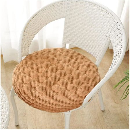 Tyk fløjl rund pude aftagelig vaskbar rattan stol pude stol pude rund skammel stol pude farve-